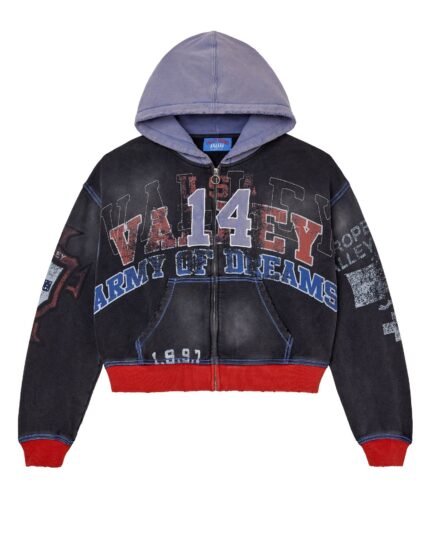 Vale Forever Big Zip Up Hoodie
