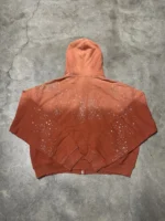 Vale Forever Classico Zip Up Hoodie - Orange
