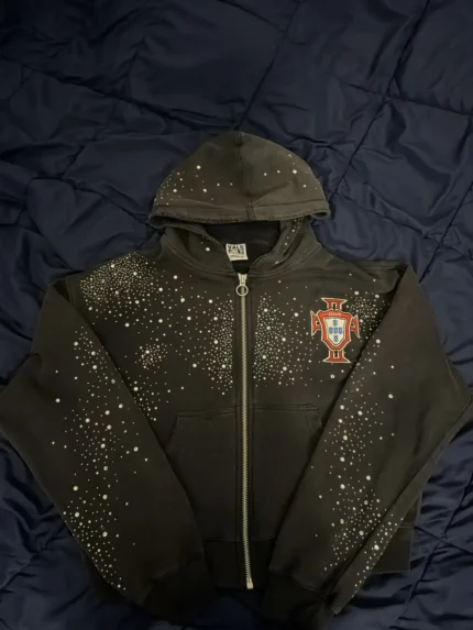 Vale Forever Pluto Custered Zip Up - Black