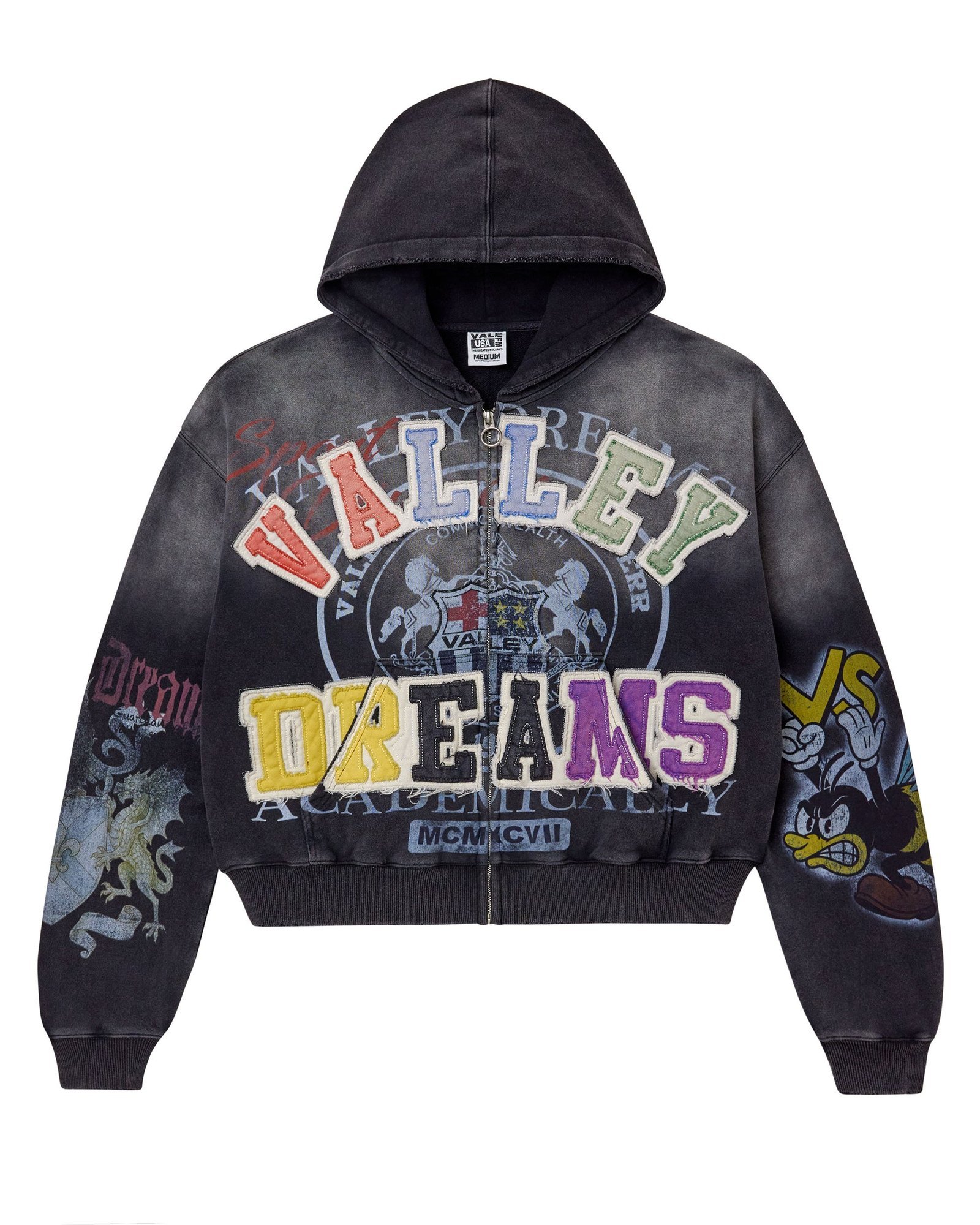 Vale Forever Blasted Zip Up Hoodie Vale Forever Blasted Zip Up Hoodie
