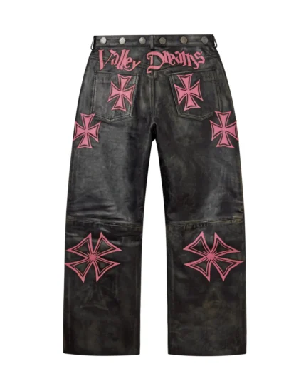 Vale Forever Leather Croxxx Denim Bubble Gum