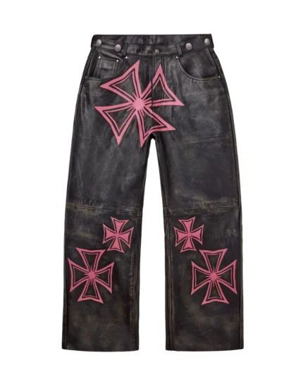 Vale Forever Leather Croxxx Denim Bubble Gum