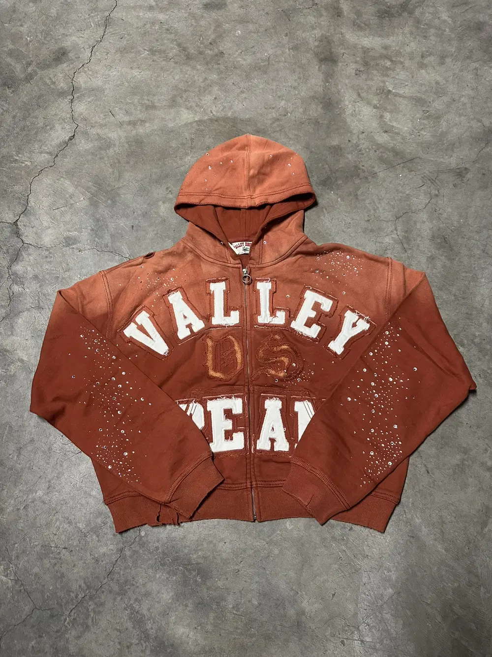 c4ce42bc21b546f4a962f6d643f17acc Vale Forever Classico Zip Up Hoodie - Orange