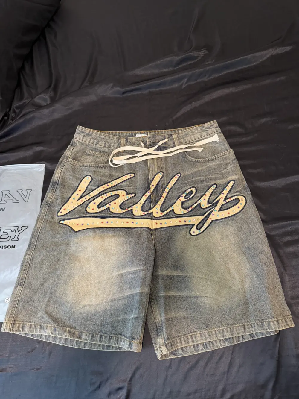 ed6fbf1571534f71abf33112e35a6e1b Vale Forever Skittles Jorts Denim Blue Short