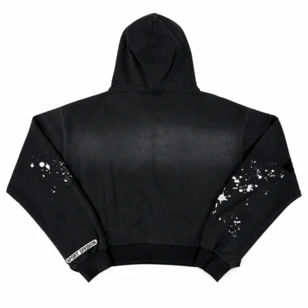 Vale Forever “Valley Dreams” Splatter Zip Up Hoodie Black