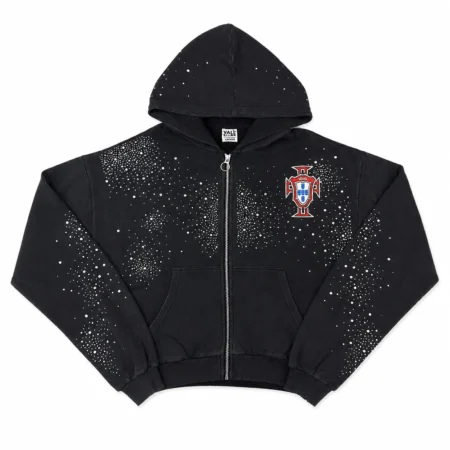 Vale Forever “Sea Cluster” (Pluto Clustered) Zip Up Hoodie Black