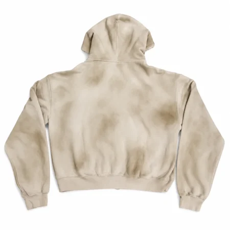 Vale Forever “Valley Racer” Zip Up Hoodie Beige