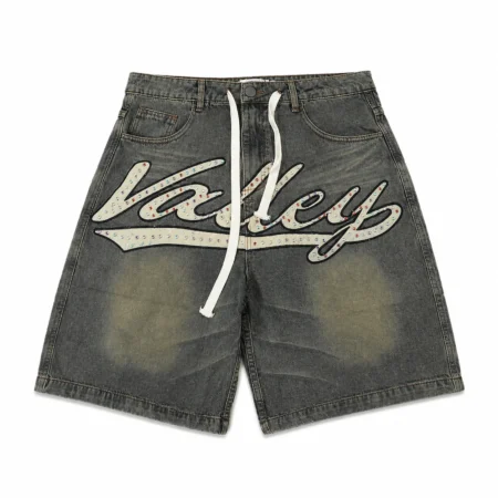 Vale Forever “Valley” Denim Shorts Grey