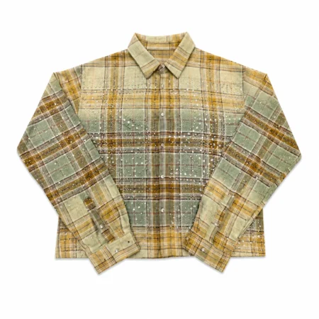Vale Forever Rhinestone Plaid Flannel
