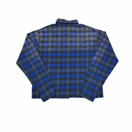 Vale Forever Rhinestone Plaid Flannel Blue/Black